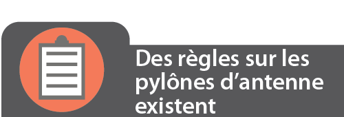 Des règles sur les pylônes d'antenne existent - decorative