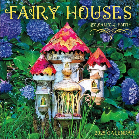 2025 Fairy Houses Calendar Wall
