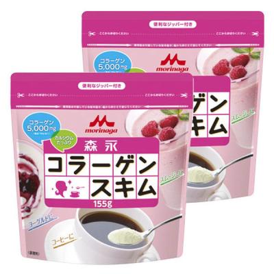 【アウトレット】森永乳業　コラーゲンスキム　155g　1セット（2袋）