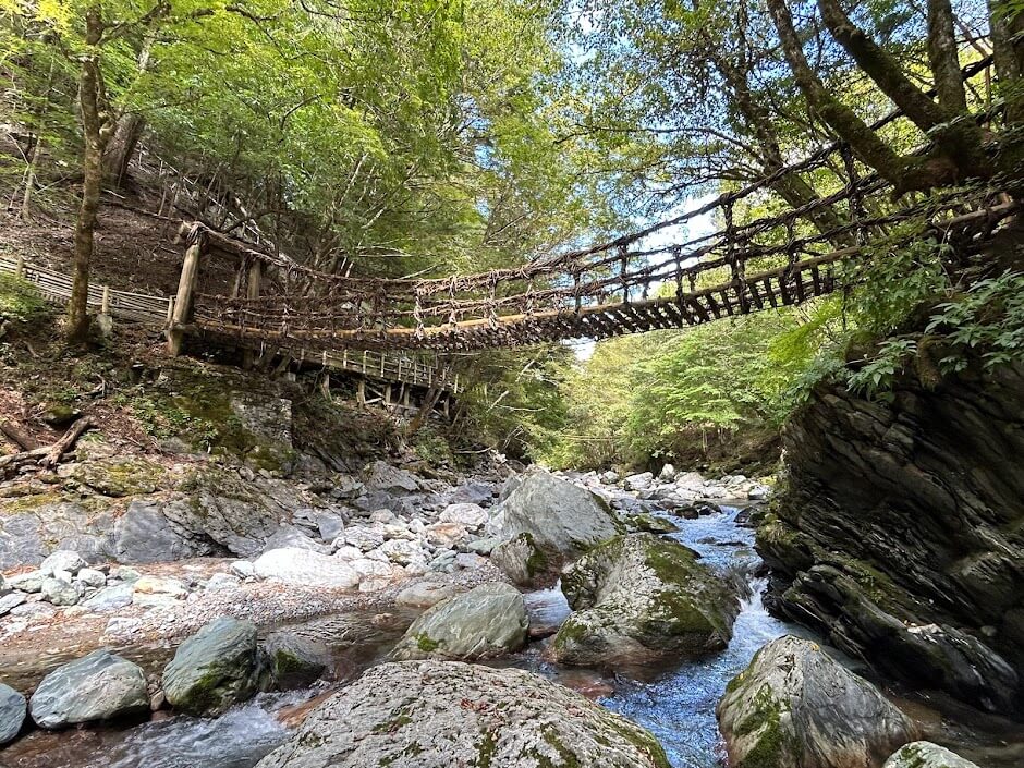 奥祖谷二重かずら橋