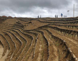 1週間の大雨により、ロヒンギャ難民キャンプで数百の地滑りが発生している。 Photo: WFP/Gemma Snowdon