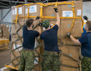 パナマ、パナマシティ、パナマ・パシフィコ国際空港、国連人道的対応デポ（UNHRD）。. Photo: WFP/Elio Rujano