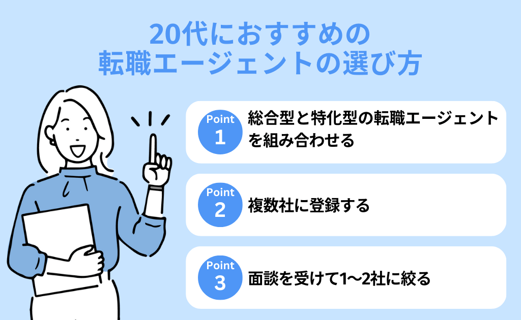 20代におすすめの転職エージェントの選び方