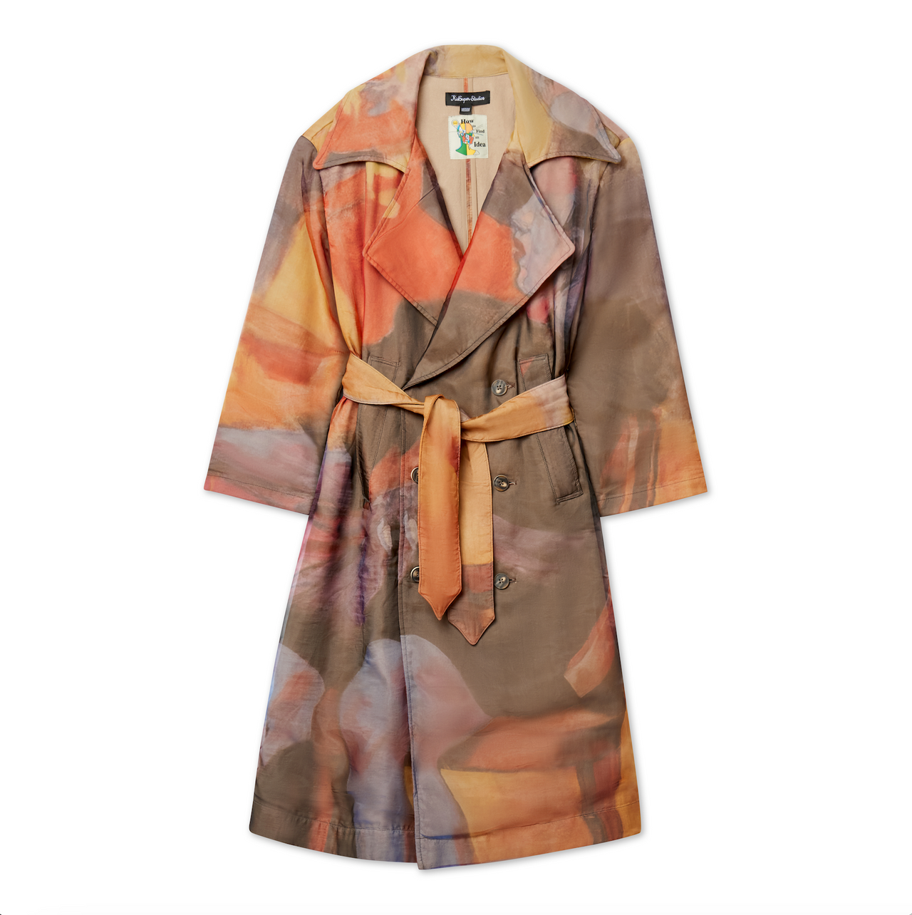 Printed Trenchcoat [Multi]