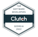 Clutch Top Software Developers Georgia 2022 Award logo