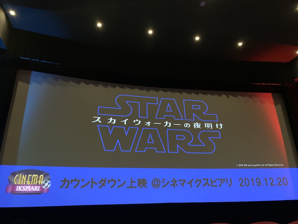 スターウォーズ　star wars　エピソード９　スカイウォーカーの夜明け　映画　レビュー　感想　ネタバレ　無し