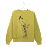 Painted Puppet Acid Green Crewneck