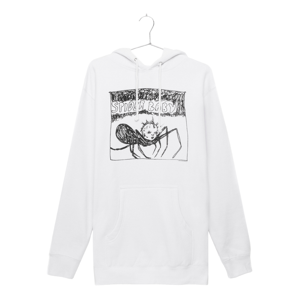 Spider Baby White Hoodie