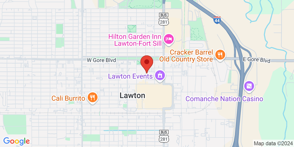 Map of Lawton Public Library - Main