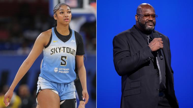 Shaq picks Angel Reese over Caitlin Clark for WNBA Rookie of the Year image