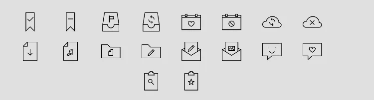 Free Icons for Basic Elaborations