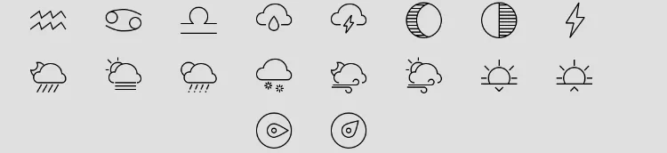 Free Weather Icons