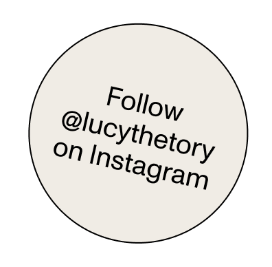 Follow @lucythetory on Instagram