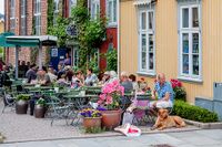 Drøbak torg, Frogn. Foto: Leif-Harald Ruud (2011).