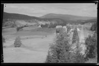 Jordbrukslandskap ved Fellingfors på slutten av 1940-tallet. Foto: Nasjonalbiblioteket