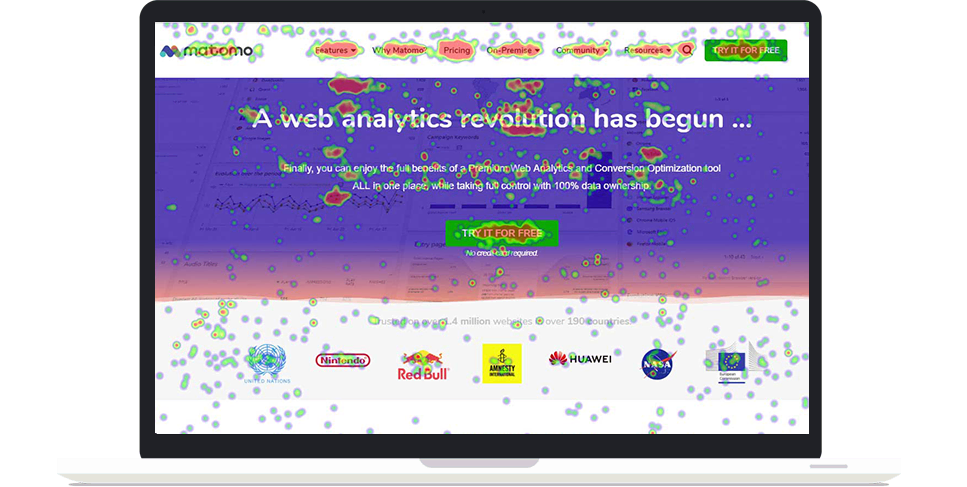 Matomo Heatmaps - Hotjar alternative