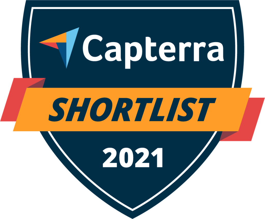 Capterra Shortlist 2021 badge