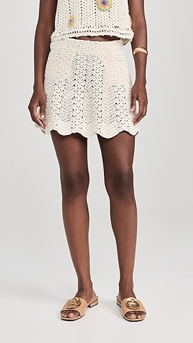 Alix of Bohemia Hattie Pearl Crochet Skirt.