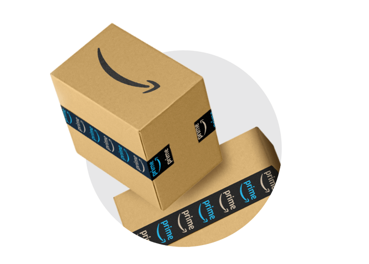 Image of multiple Amazon shipping boxes