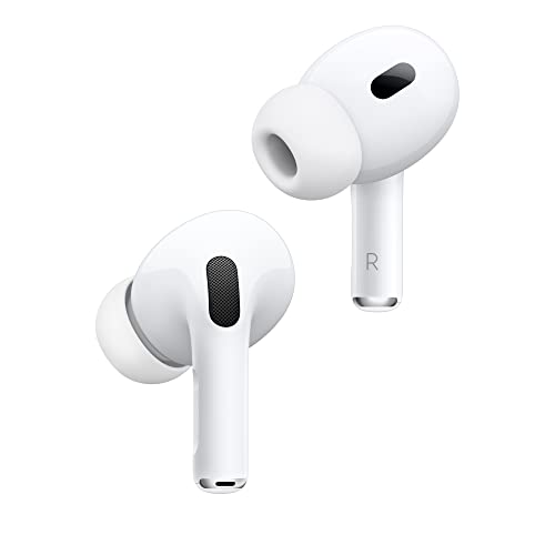 Apple AirPods Pro (2nd Generation) Wireless Ear Buds with USB-C Charging, Up to 2X More Active Noise Cancelling Bluetooth Hea