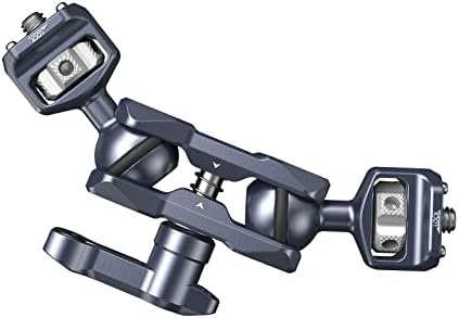 SmallRig Camera Magic Arm, Flexible Articulating Arm with 1/4” Screws, Field Monitor Mount with Dual Ballhead, Aluminum - 3873