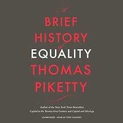 A Brief History of Equality Audiolibro Por Thomas Piketty arte de portada