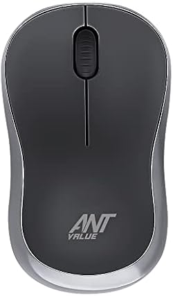 Ant Value FKAPU03 1000 DPI Wireless Mouse - Black, Silver