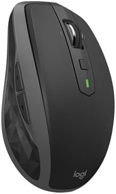 Logitech MX Anywhere 2S Bluetooth Edition Wireless Mouse, Multi-Surface with 4000 DPI, Hyper-Fast Scrolling an