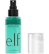 e.l.f. Power Grip Dewy Setting Spray, Ultra Fine Mist Made With Hyaluronic Acid, Grips Makeup For...