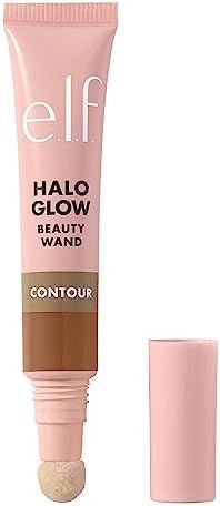 e.l.f. Halo Glow Contour Beauty Wand, Liquid Contour Wand For A Naturally Sculpted Look, Buildable Formula, Vegan & Cruelty-free, Light/Medium