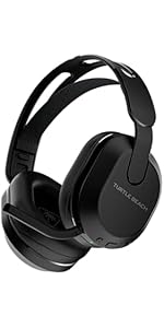 TURTLE BEACH ゲーミングヘッドセット Stealth 500 PC ブラック ワイヤレス 2.4GHz/Bluetooth 超軽量 233g ヘッドホン マイク付き PC PS5 P...