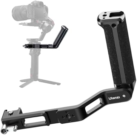 ULANZI Adjustable Sling Handgrip Gimbal Handle, DJI RS 4/4 Pro, DJI RS 3 Mini /3/3 PRO, DJI RSC 2/RS 2, Flexible 360° Adjustments & Rich Expansion, Ergonomic Grip for Low Angle Shots, Load 5KG,C049