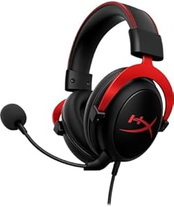 HyperX Cloud II – Gaming Headset for PC, PS5 / PS4. Includes 7.1 Virtual Surround Sound and USB Audio Control 