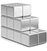Realth Neodymium Magnets Square Rare Earth Magnetic Magnet 18 Pack for Industry Office Science Pr...