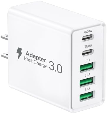 USBコンセント 急速充電器 PD充電器 50W 5ポート USB C + USBA iPhone16 充電器 ACアダプター Type-C 充電 携帯に便利 充電 コンセント タイプC アダプタ 電源タップ iPhone/iPad/Galaxy その他Android各種対応