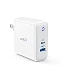 Anker PowerPort ll PD - 1 PD and 1 PowerIQ 2.0 (48W 2ポートUSB-A & USB-C 急速充電器)【PSE認証済/PowerIQ 2.0搭載 / PD対応/折りたたみ式プラグ搭載 】iPhone XS/XS Max/XR / 8 / 8 Plus、Galaxy S9 / S9+、Xperia XZ1、MacBook他対応(ホワイト)