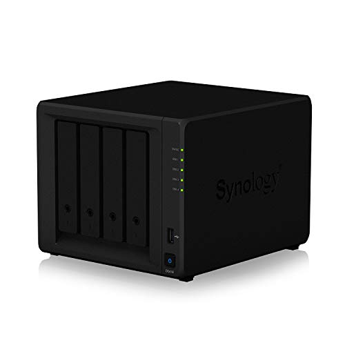 【NASキット】Synology DiskStation DS418 ［4ベイ / クアッドコアCPU搭載 / 2GBメモリ搭載］ 多用途なスタン...