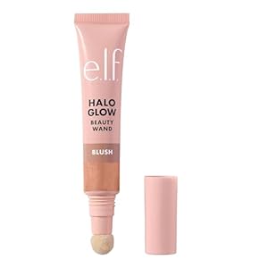 e.l.f. Halo Glow Blush Beauty Wand, Liquid Blush Wand For Radiant, Flushed Cheeks, Infused With Squalane, Vegan &amp; Cruelty-free, Candlelit