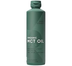 Sports Research Organic MCT Oil - Keto & Vegan MCTs C8, C10, C12 from Coconuts - Fatty Acid Brain & Body Fuel, Flavorless, …