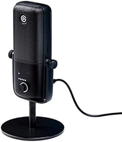 Elgato Wave:3 Premium USB Condenser Unidirectional Microphone and Digital Mixing Solution, Anti-Clipping Techn