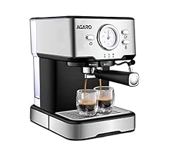 AGARO Imperial Espresso Coffee Maker, Coffee Machine, 15 Bars, With Foaming Milk, Frother Wand for Espresso, Cappuccino, La…