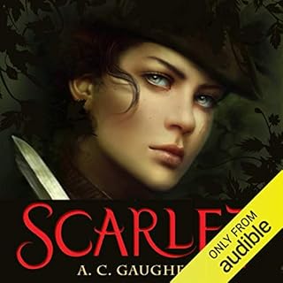 Scarlet Audiolibro Por A. C. Gaughen arte de portada