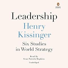 Leadership Audiolibro Por Henry Kissinger arte de portada