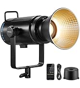 NEEWER CB200B 210W LED Video Light with 2.4G/APP Remote Control, All Metal Bi Color COB Continuou...