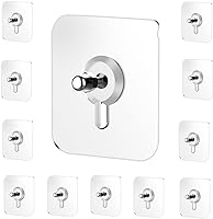 JIALTO Adhesive Hooks Heavy Duty Wall Hooks, Nail Hook for Hanging Coat, Hat,Towel Robe Hook Rack Wall Mount- Bathroom...