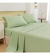ECOCOTT 4 Piece Full Size Sheets Set, Rayon Derived from Bamboo, Deep Pocket Up to 17", Cooling &...