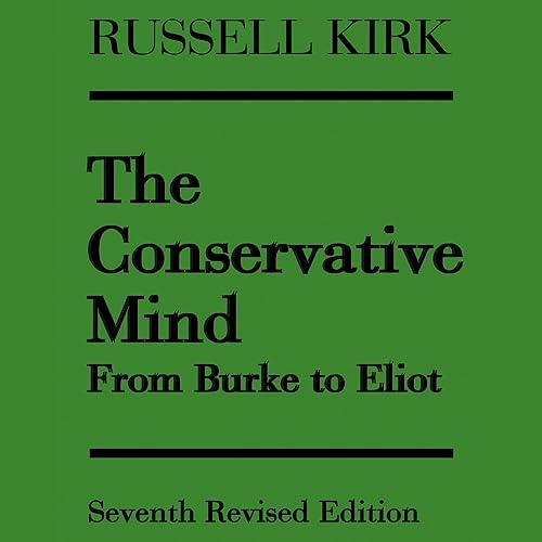 Diseño de la portada del título The Conservative Mind