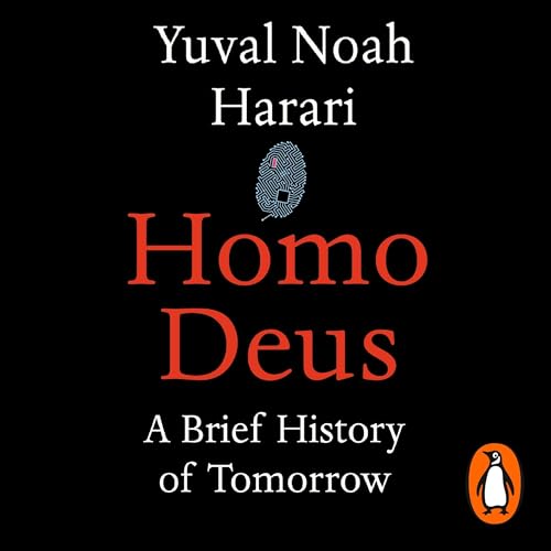 Homo Deus Audiolibro Por Yuval Noah Harari arte de portada