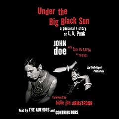 Under the Big Black Sun Audiolibro Por John Doe, Tom Desavia arte de portada