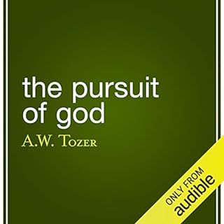 The Pursuit of God Audiolibro Por A. W. Tozer arte de portada